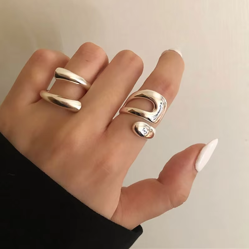 Ensemble de bagues en argent