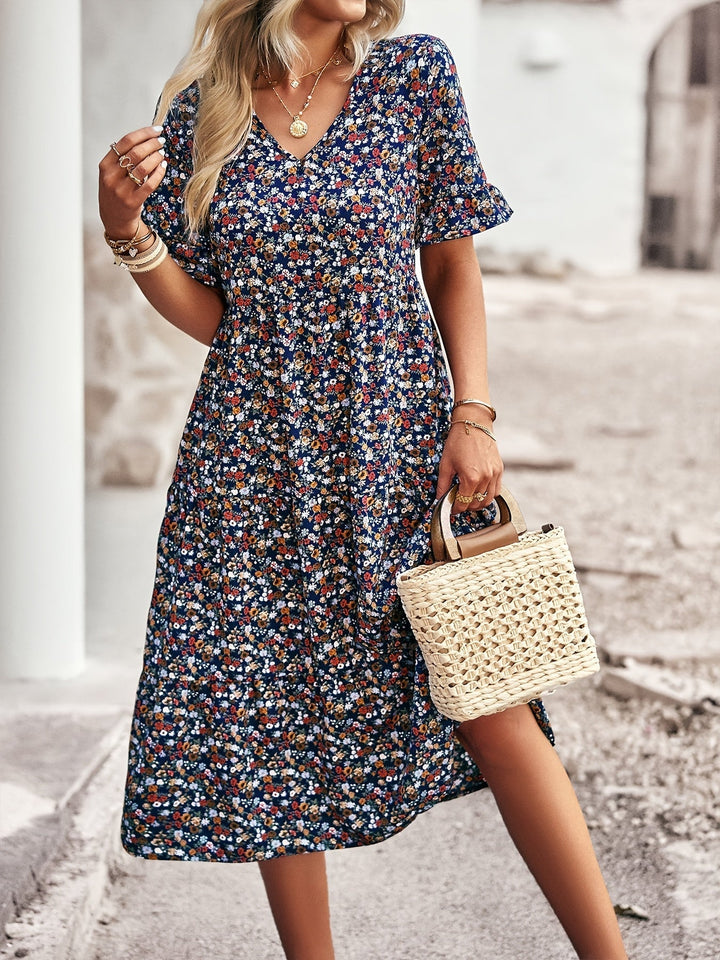 Ariana – Robe Florale Bohémienne