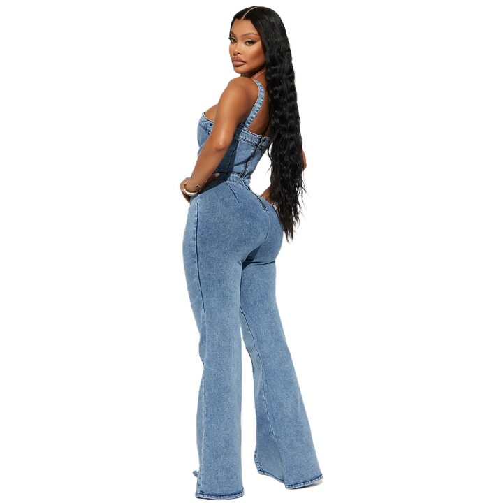 Kayla - Combinaison à Jambes Larges