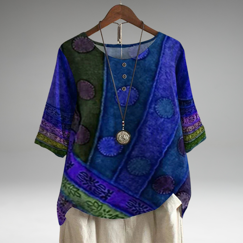 Anya | Blouse d'inspiration rétro