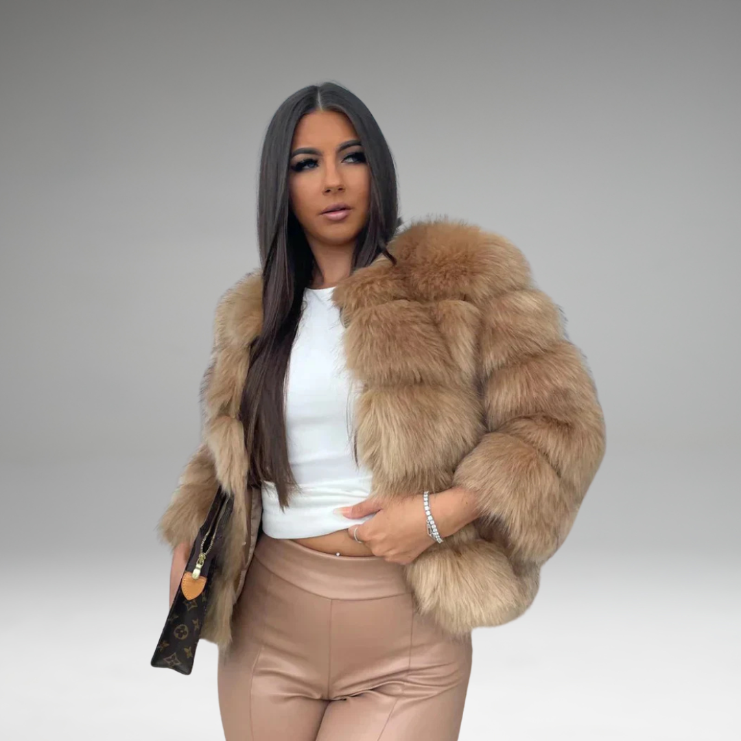 Tarynna - Veste en Fourrure Synthétique Douillette