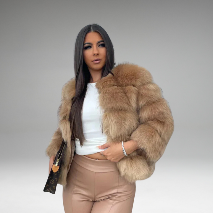 Tarynna - Veste en Fourrure Synthétique Douillette