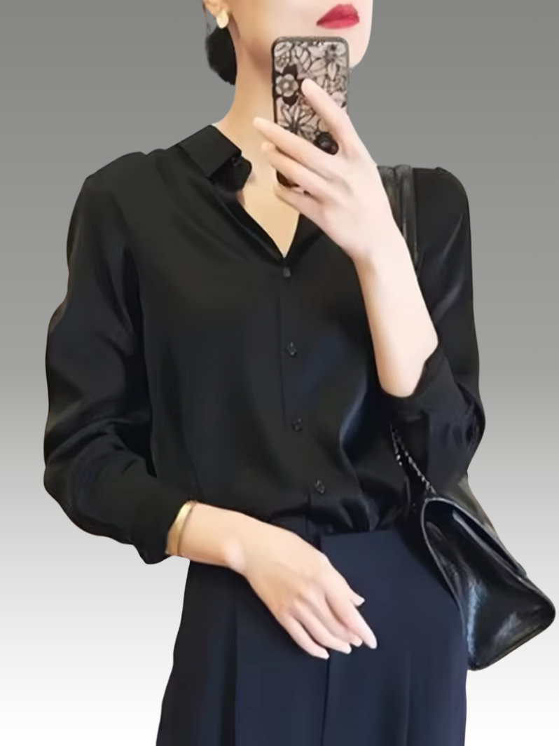 Paige – Blouse en Satin Élégante