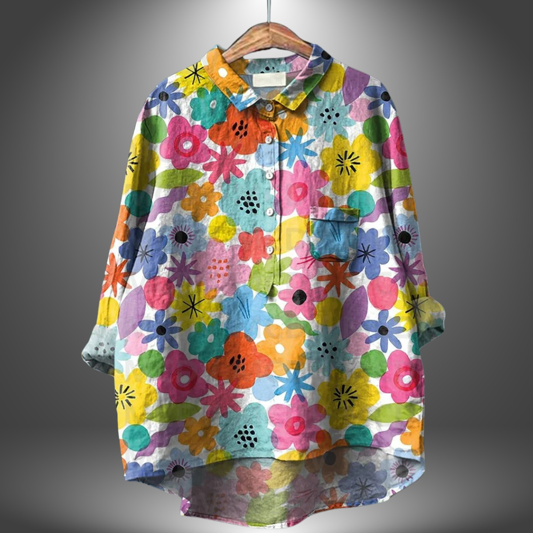 Blouses Florales Classiques Laluna®