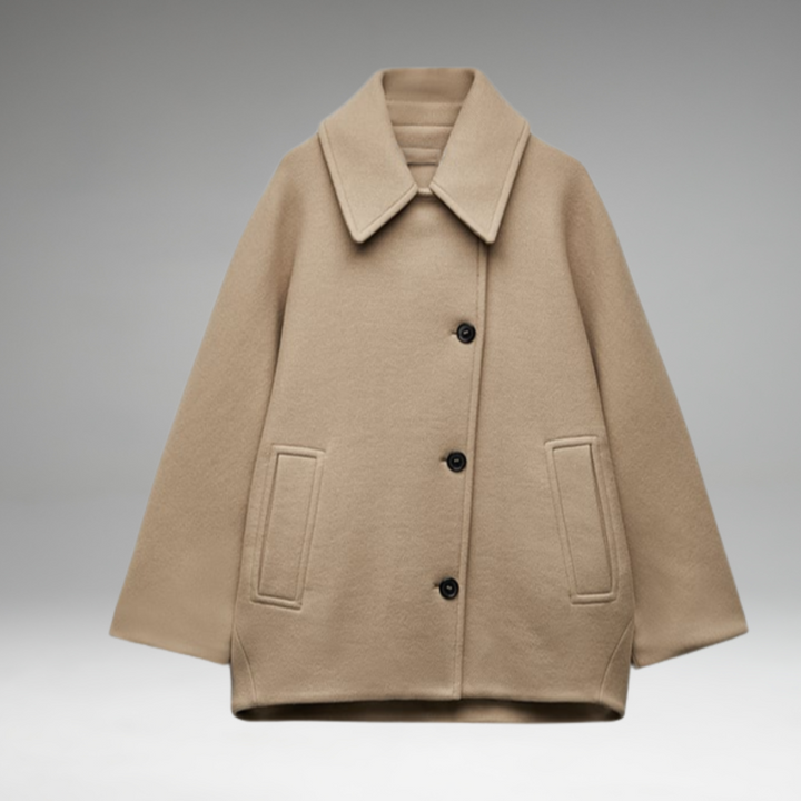 Zadie - Manteau Oversized Boutonné Avec Poches