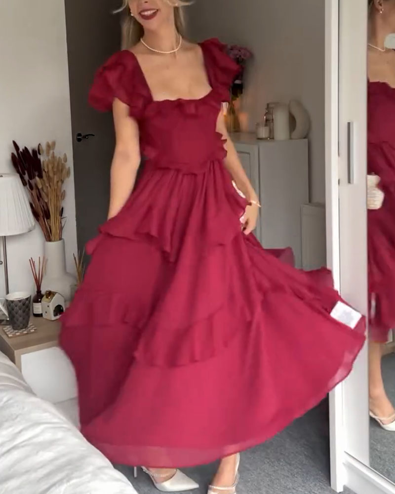 Elisa - Robe à volants