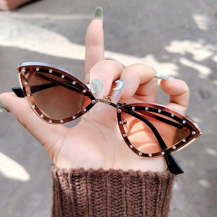 Rhine - Lunettes de soleil Cat Eye en pierre