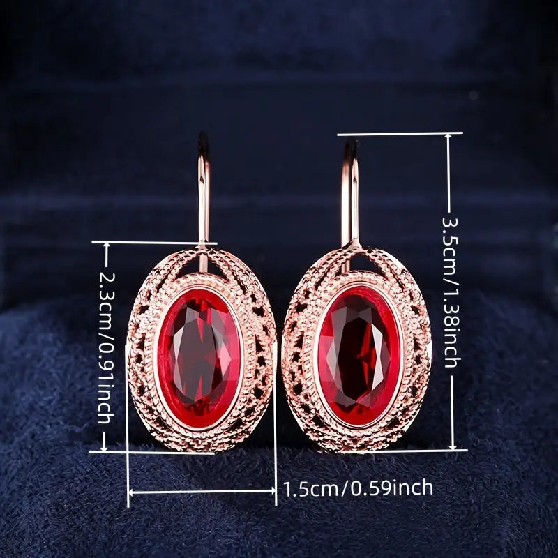 Boucles d’oreilles Talessia Rougefort | Or rose