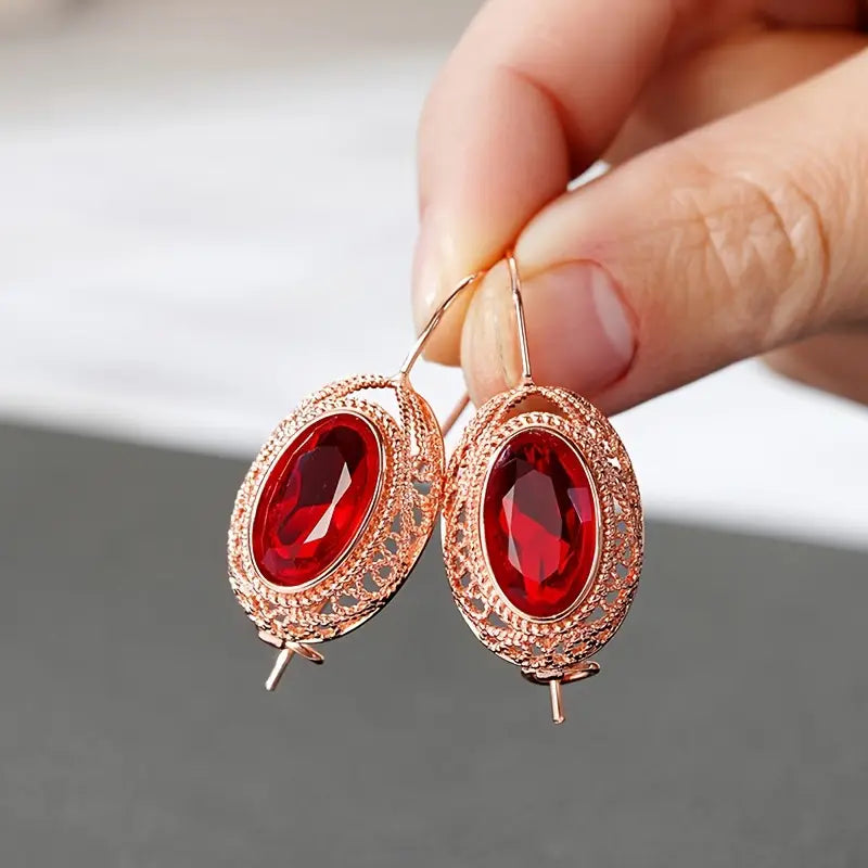 Boucles d’oreilles Talessia Rougefort | Or rose