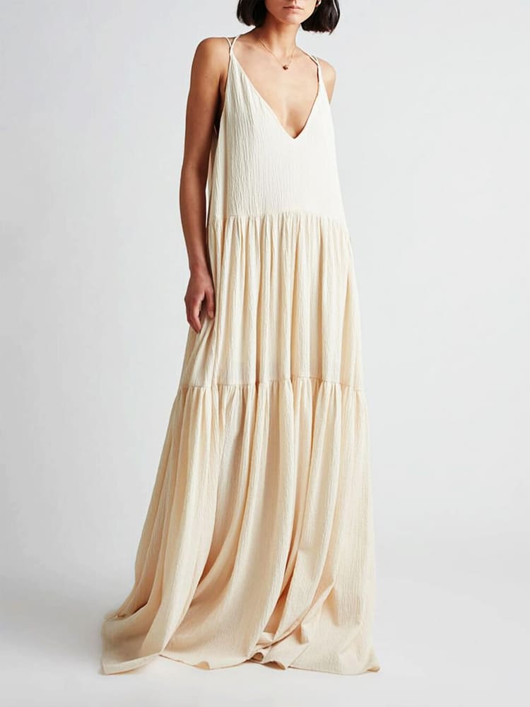 Clarissa - Robe Maxi Brise Océan