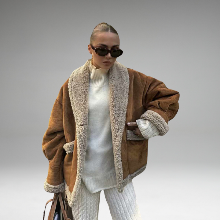 Anoura - Veste en Fleece avec Col Contrasté