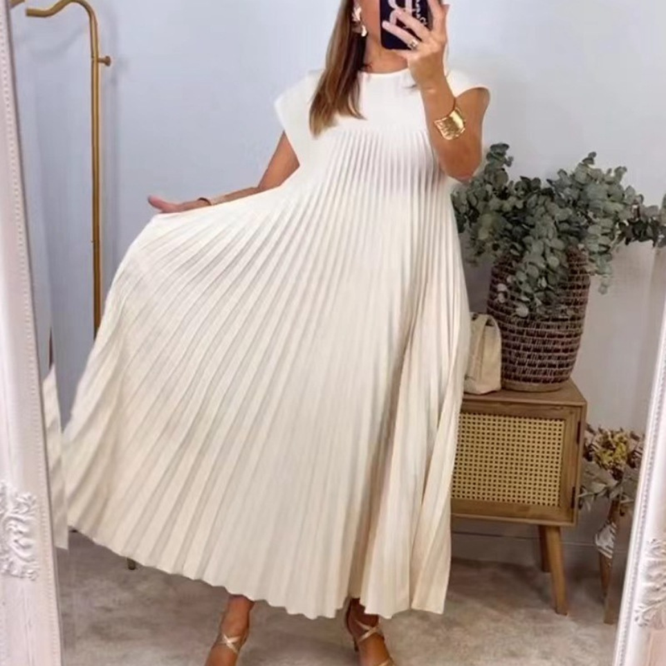 Seline® | Robe Plissée Légère et Fraîche
