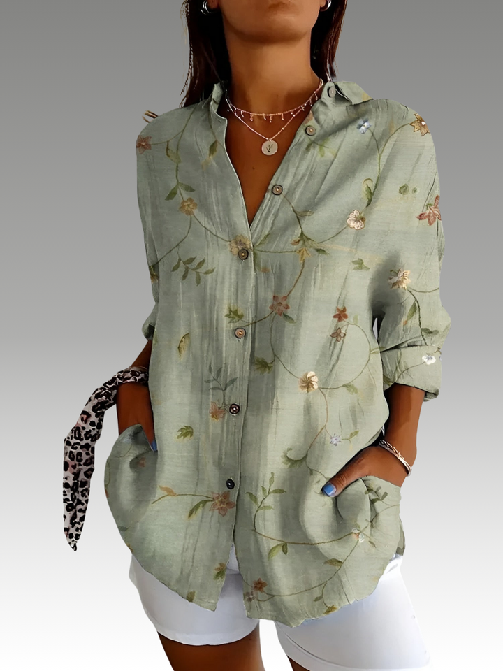 Amara™ - Chemise Boutonnée Imprimée