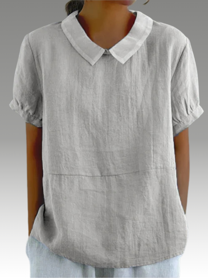 Deborah | Blouse Col Montant Détendue