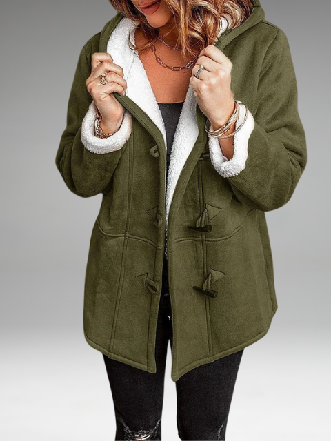Charlotte - Manteau en Fleece à Capuche