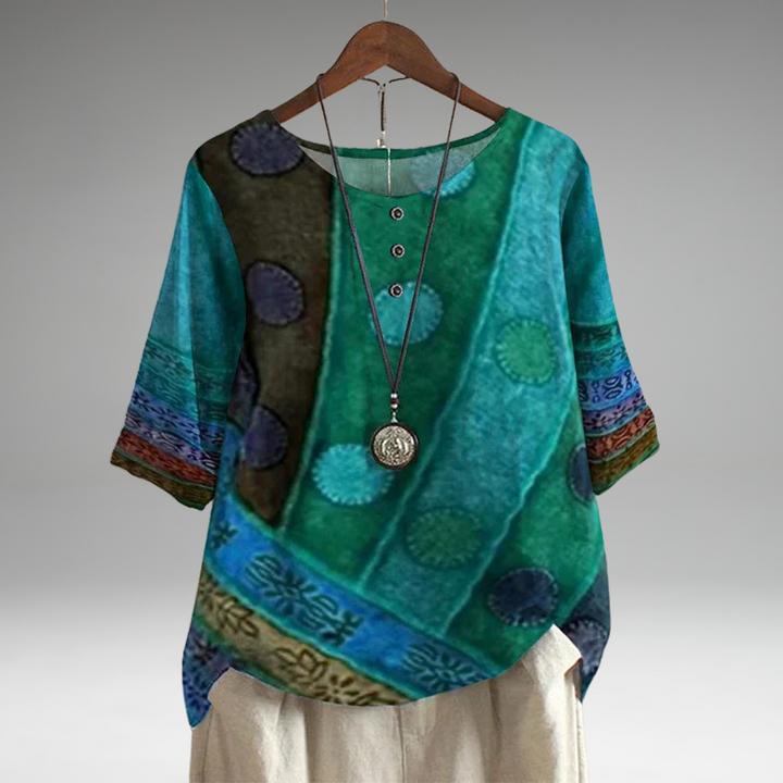 Anya | Blouse d'inspiration rétro