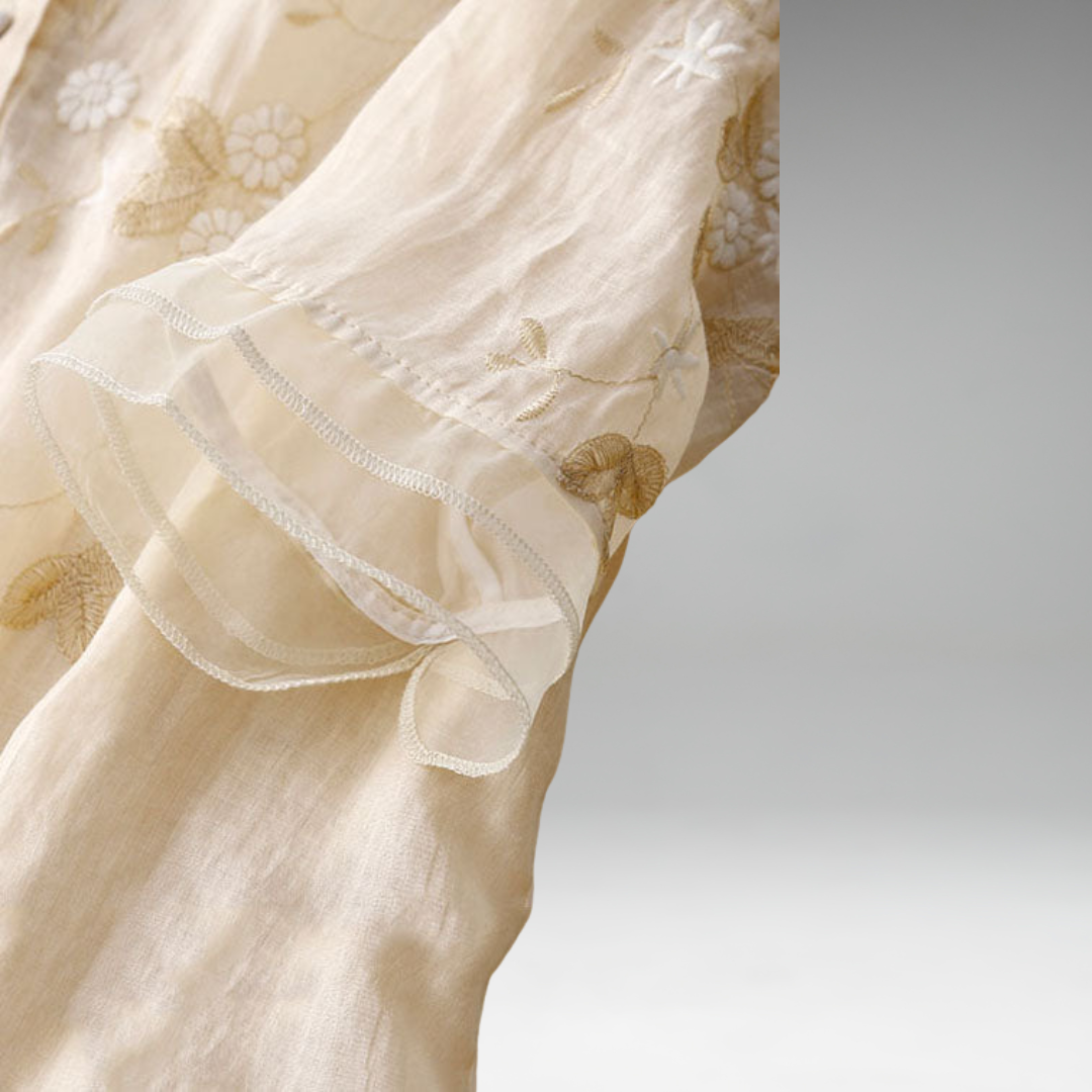 Eloise™ | Blouse Brodée Élégante