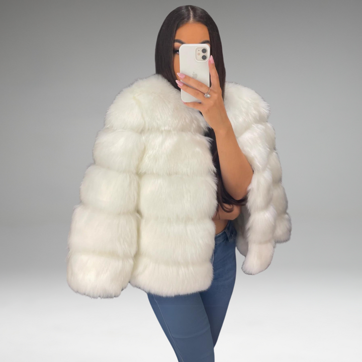 Tarynna - Veste en Fourrure Synthétique Douillette