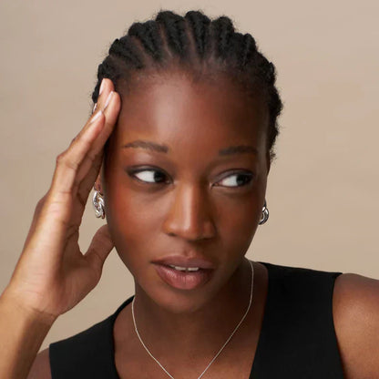 Boucles d'oreilles entrelacées | Or blanc