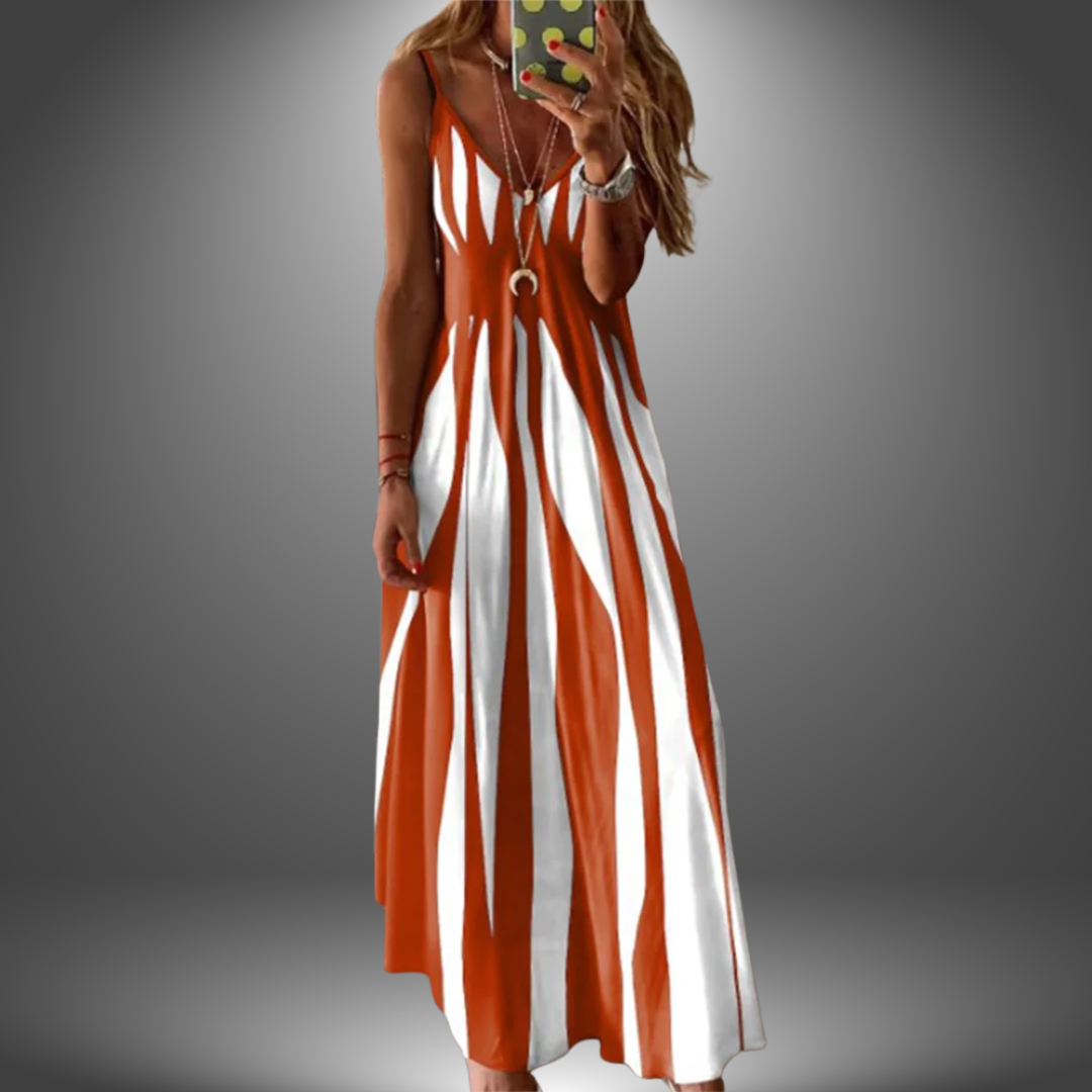 Angela | Robe Longue Décontractée Fait Main