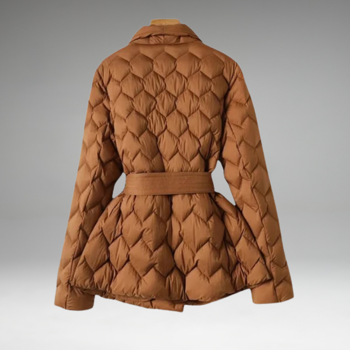 Adriana | Manteau en duvet élégant avec ceinture