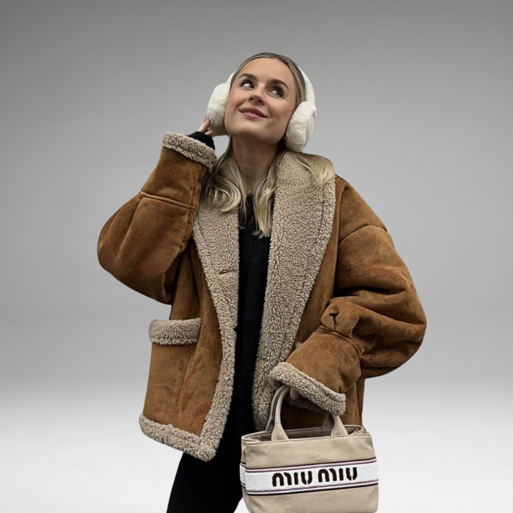 Anoura - Veste en Fleece avec Col Contrasté