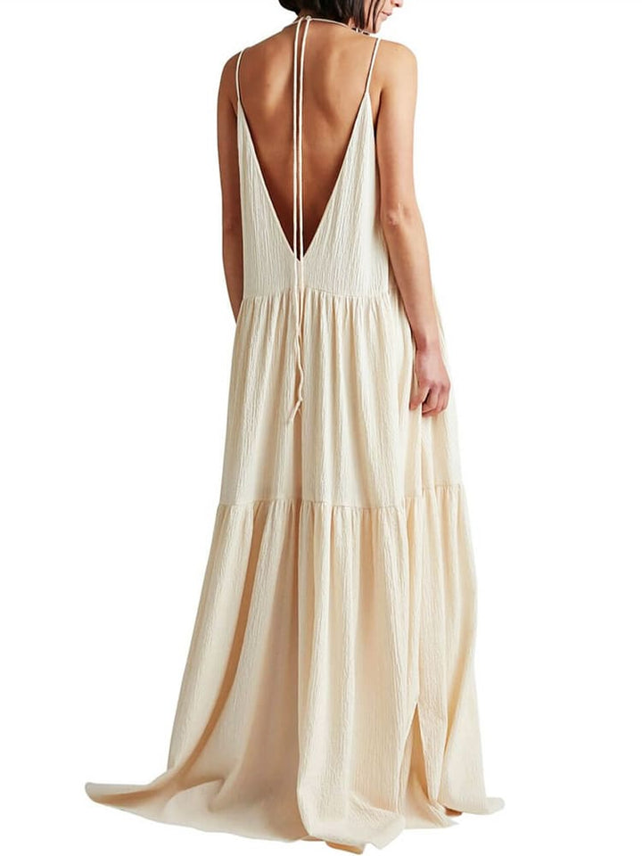 Clarissa - Robe Maxi Brise Océan