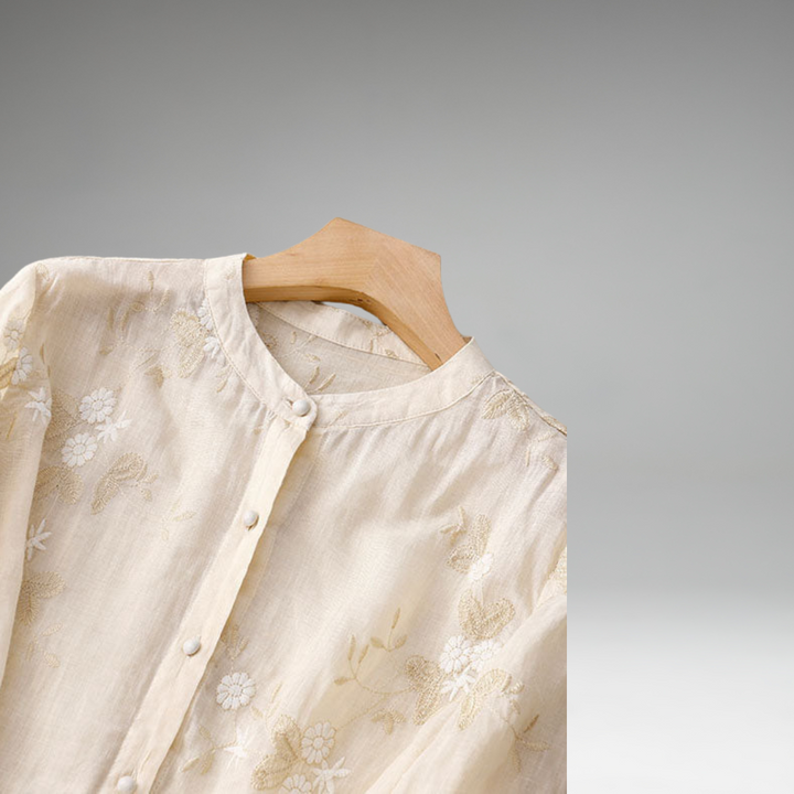 Eloise™ | Blouse Brodée Élégante