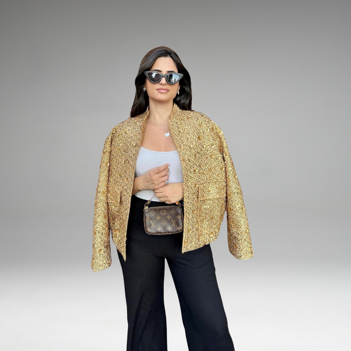 Aelith - Veste Brodée de Sequins