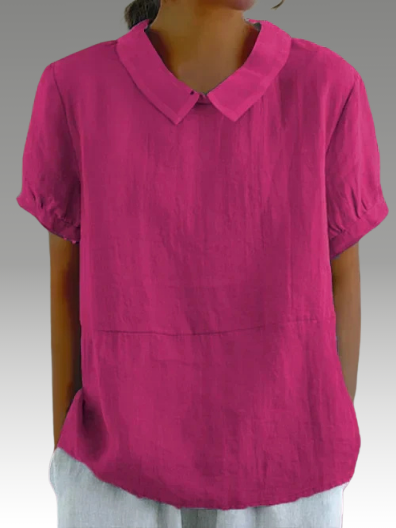 Deborah | Blouse Col Montant Détendue