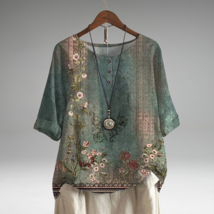 Anya | Blouse d'inspiration rétro