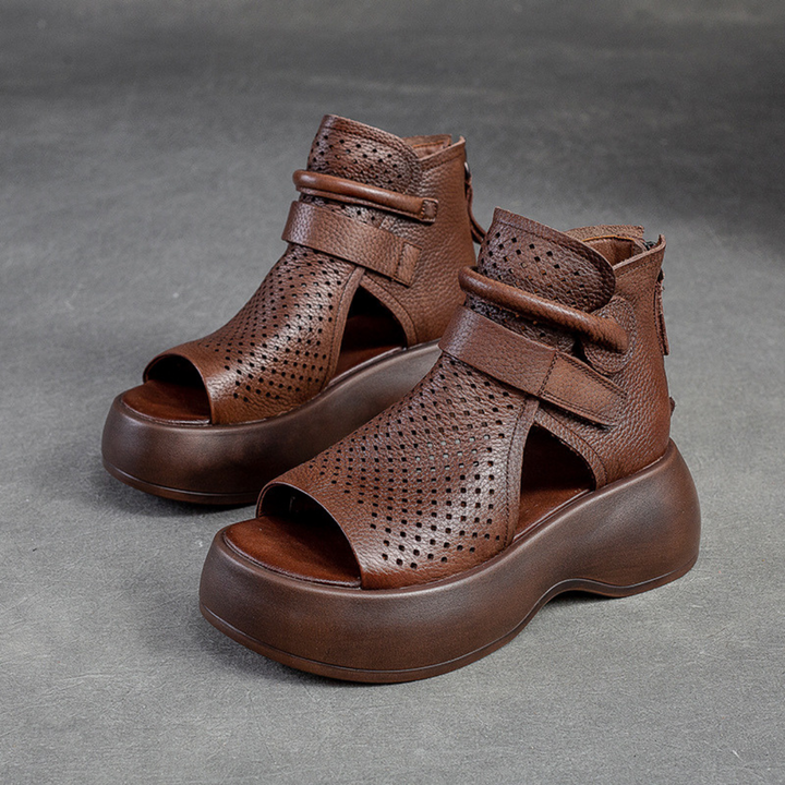 Federica™ - Sandales orthopédiques en cuir intemporelles