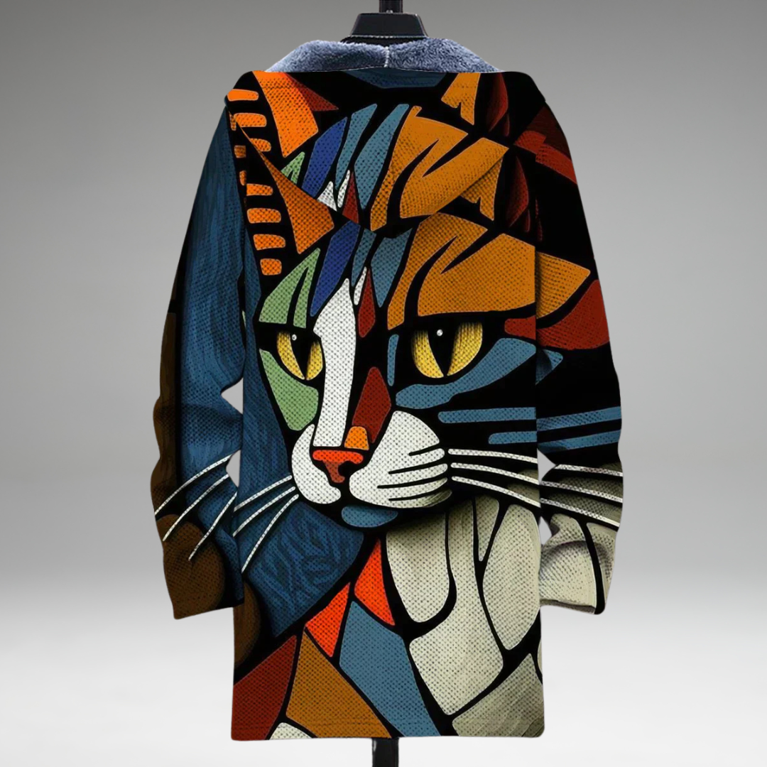 Anna - Veste avec Imprimé Artistique