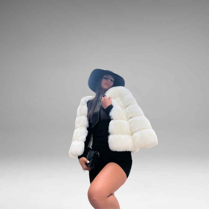 Tarynna - Veste en Fourrure Synthétique Douillette