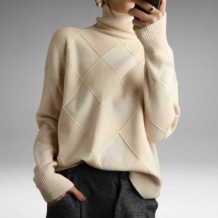 Avery | Col roulé en tricot doux