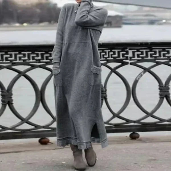 Wafa - Robe Longue Élégante et Confortable