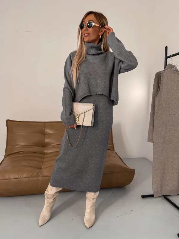 Nicole - Ensemble Tricot Femme Automne/Hiver