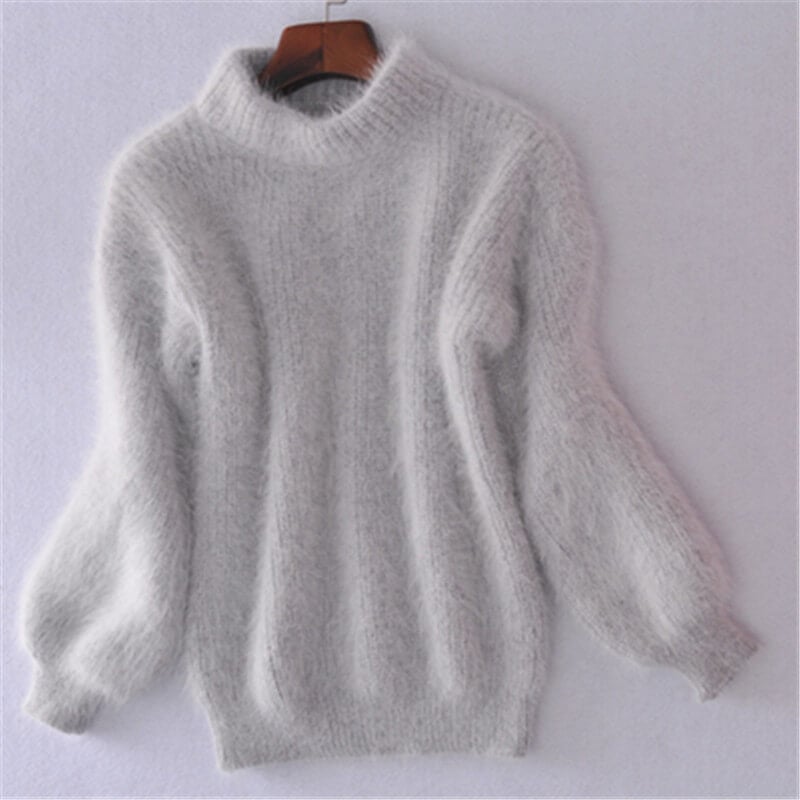 Emilie - Pull en laine tricoté ample