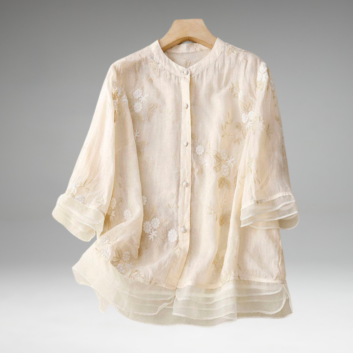 Eloise™ | Blouse Brodée Élégante