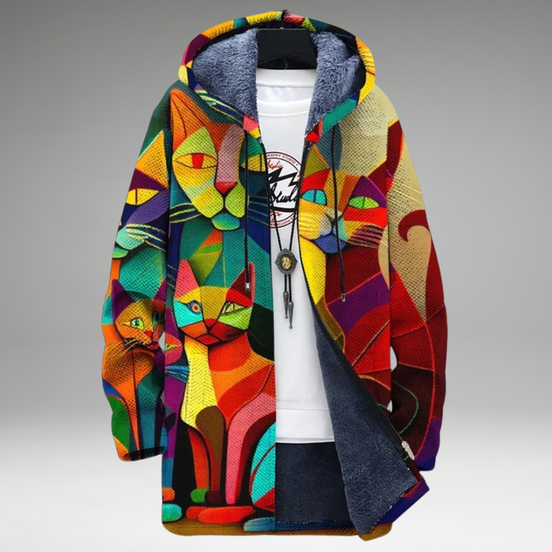 Anna - Veste avec Imprimé Artistique