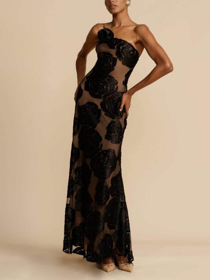 Sara | Robe Maxi Fleurie