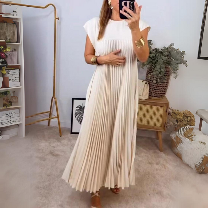 Seline® | Robe Plissée Légère et Fraîche