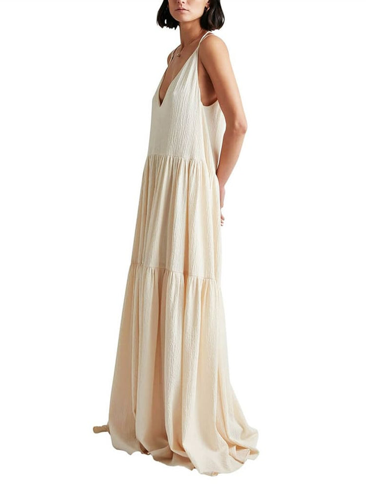 Clarissa - Robe Maxi Brise Océan