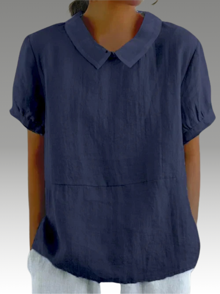 Deborah | Blouse Col Montant Détendue