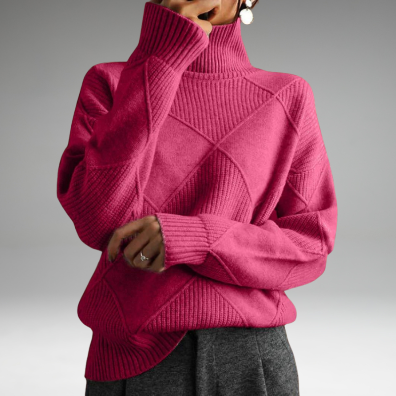 Avery | Col roulé en tricot doux
