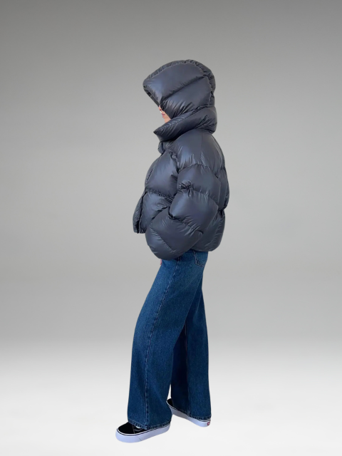 Azelina - Veste doudoune surdimensionnée à double couche