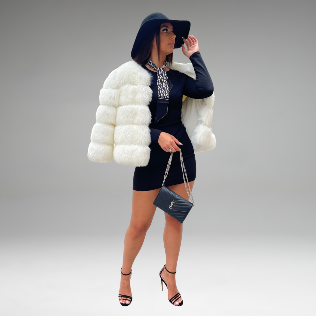 Tarynna - Veste en Fourrure Synthétique Douillette