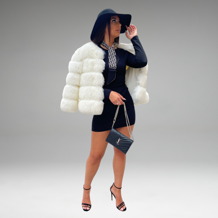 Tarynna - Veste en Fourrure Synthétique Douillette