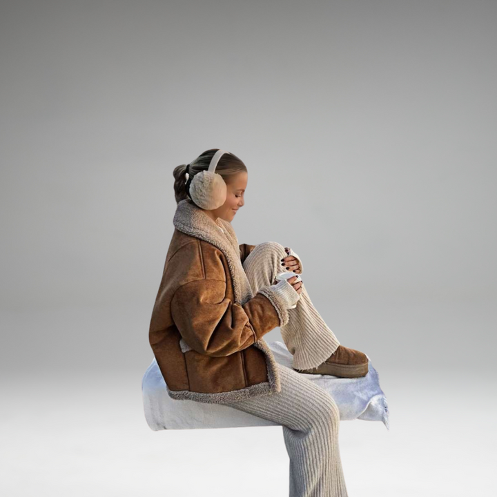 Anoura - Veste en Fleece avec Col Contrasté