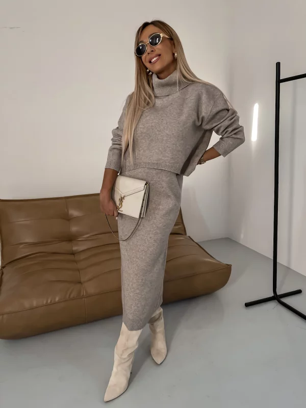 Nicole - Ensemble Tricot Femme Automne/Hiver